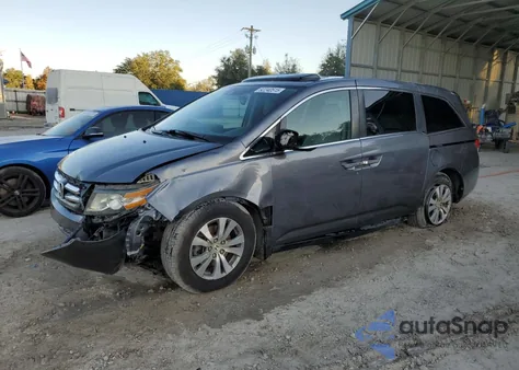 2014 Honda Odyssey Exl из США, поврежденный, VIN 5FNRL5H6XEB084163